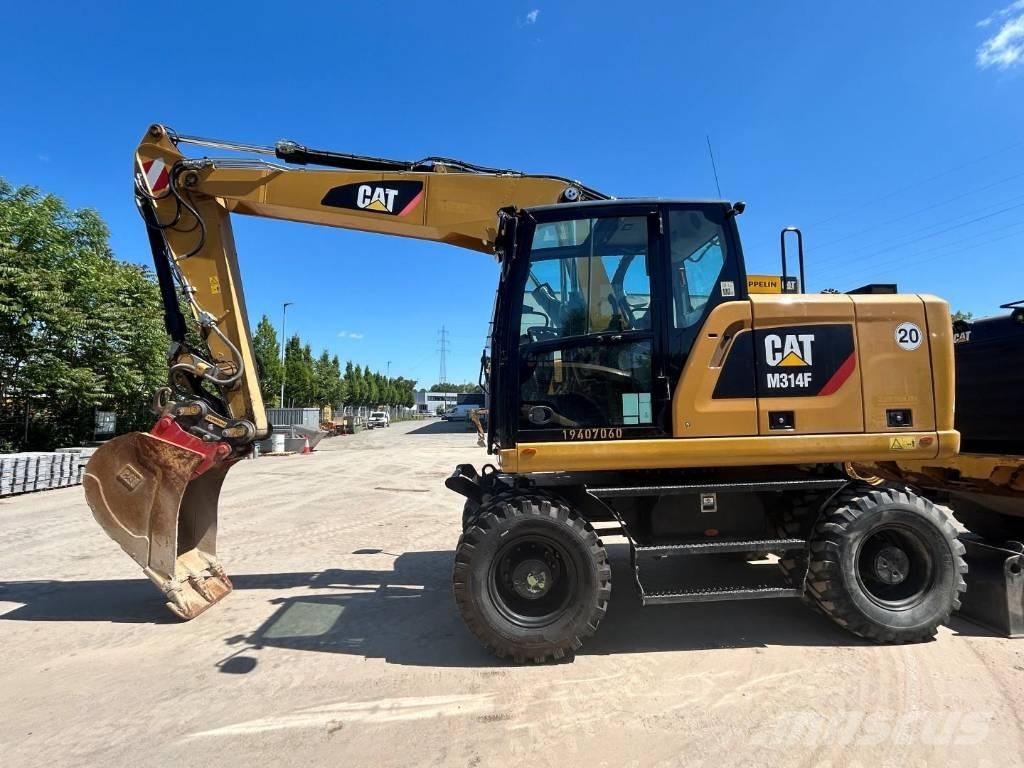CAT M 314 F Ekskavatori uz riteņiem