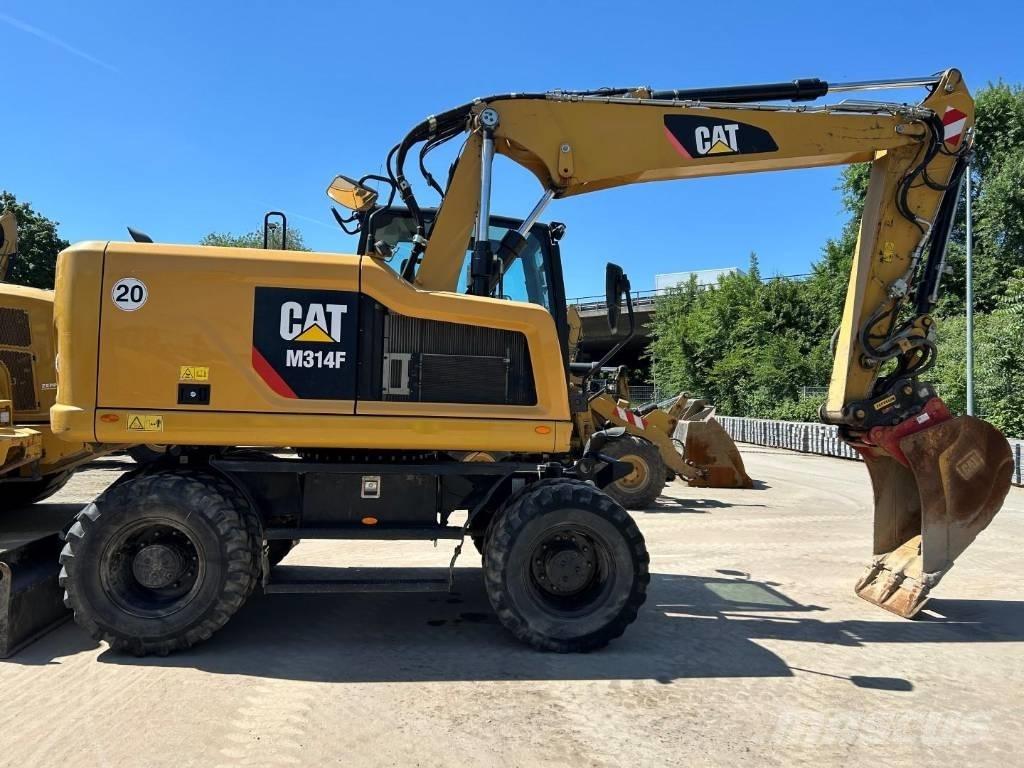 CAT M 314 F Ekskavatori uz riteņiem