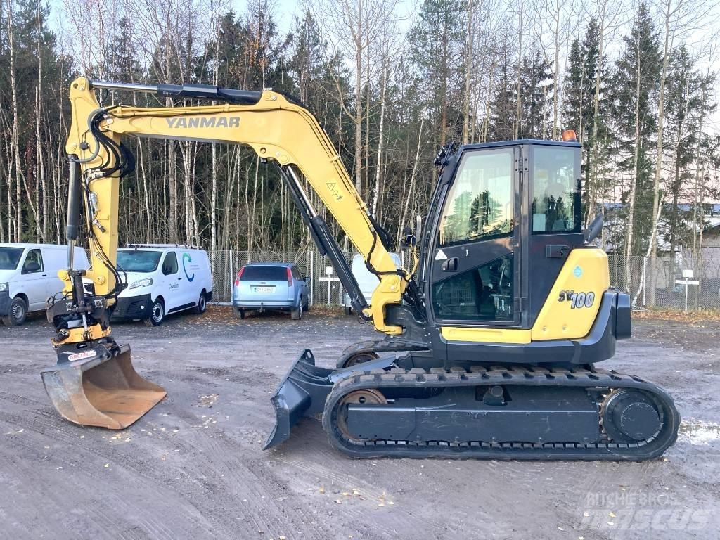 Yanmar SV 100-2A Vidēja lieluma ekskavatori 7 t - 12 t