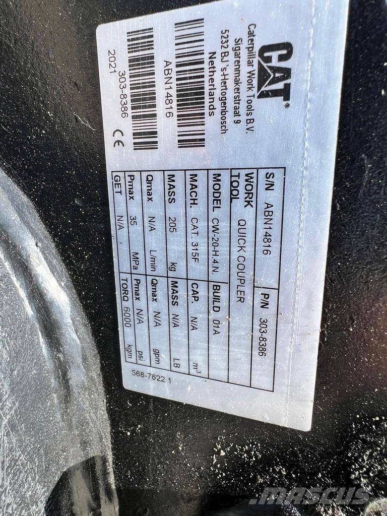 CAT M314-07 Ekskavatori uz riteņiem