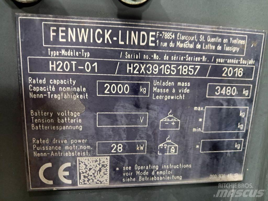Linde H20T-01 LPG tehnika