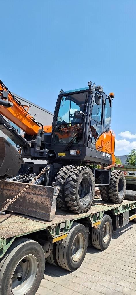 Doosan DX 100 W-7 Ekskavatori uz riteņiem