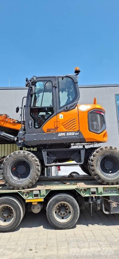Doosan DX 100 W-7 Ekskavatori uz riteņiem