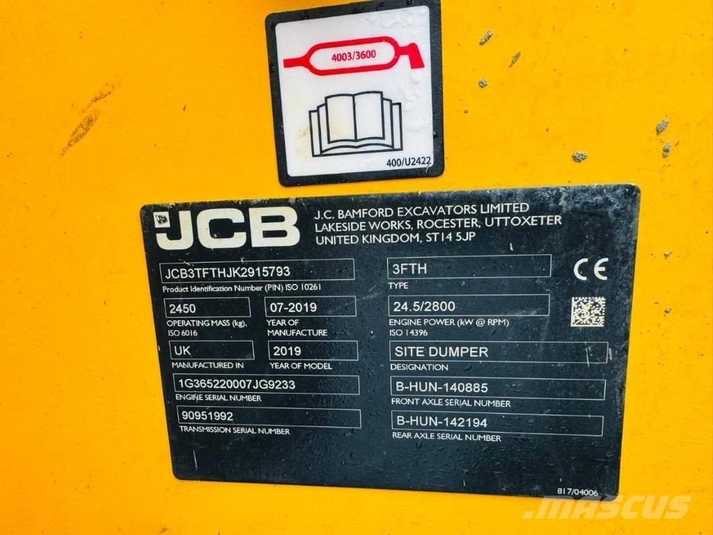 JCB 3 FTH Mini pašizgāzēji