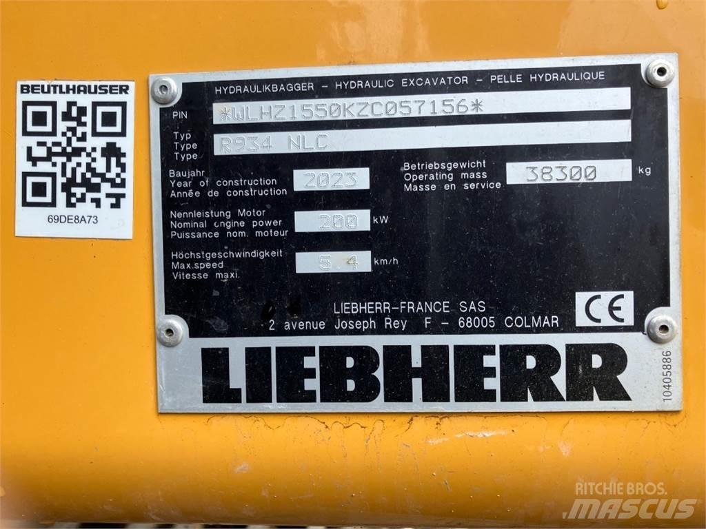 Liebherr R934 Kāpurķēžu ekskavatori