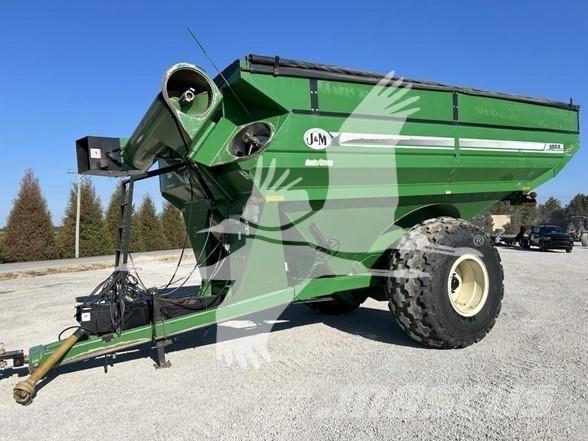 J&M 1050-20D Graudu pārkraušanas piekabes