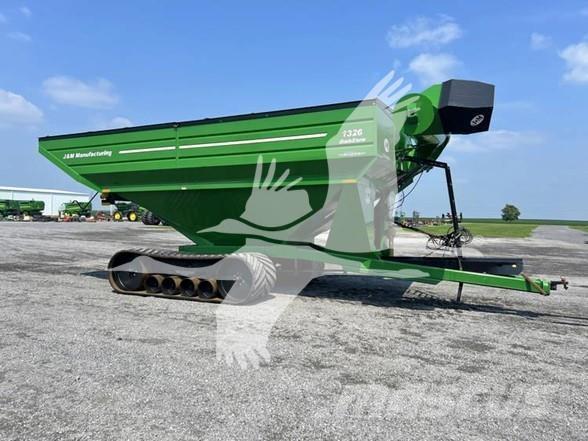 J&M 1326-22S Graudu pārkraušanas piekabes