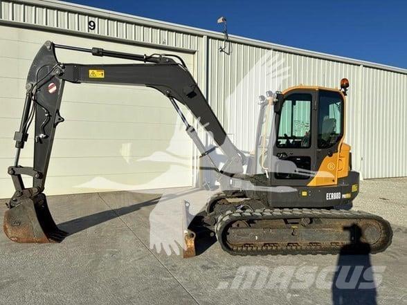 Volvo ECR88D Kāpurķēžu ekskavatori