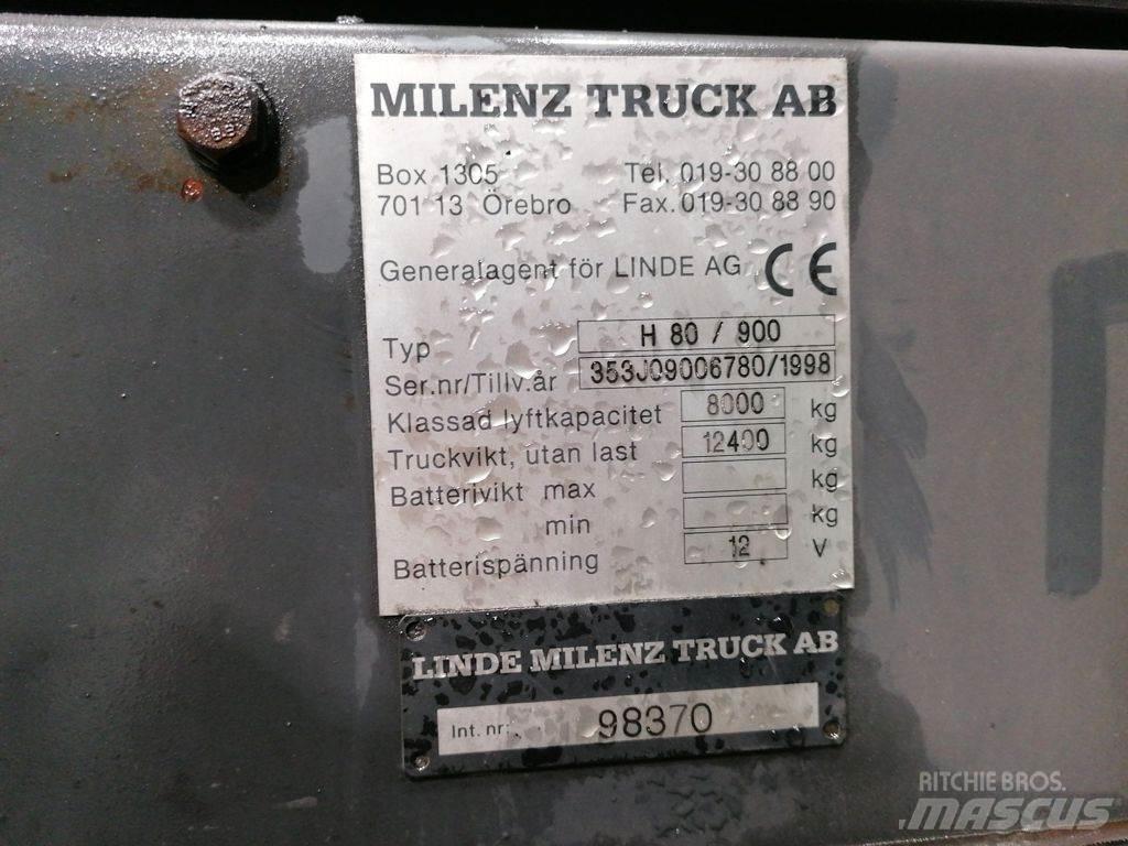 Linde H80D/900 Tehnika ar dīzeļa dzinēju