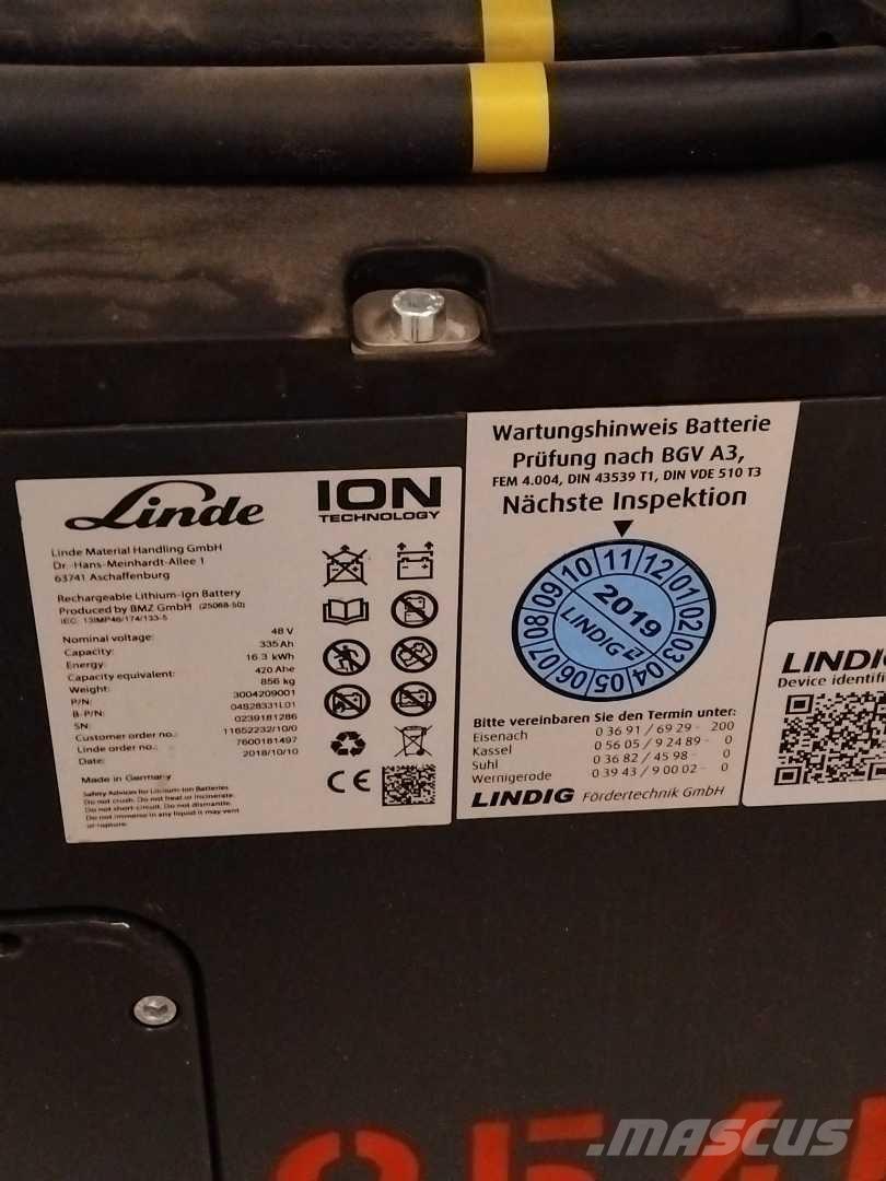 Linde E16 ION Elektriskie iekrāvēji