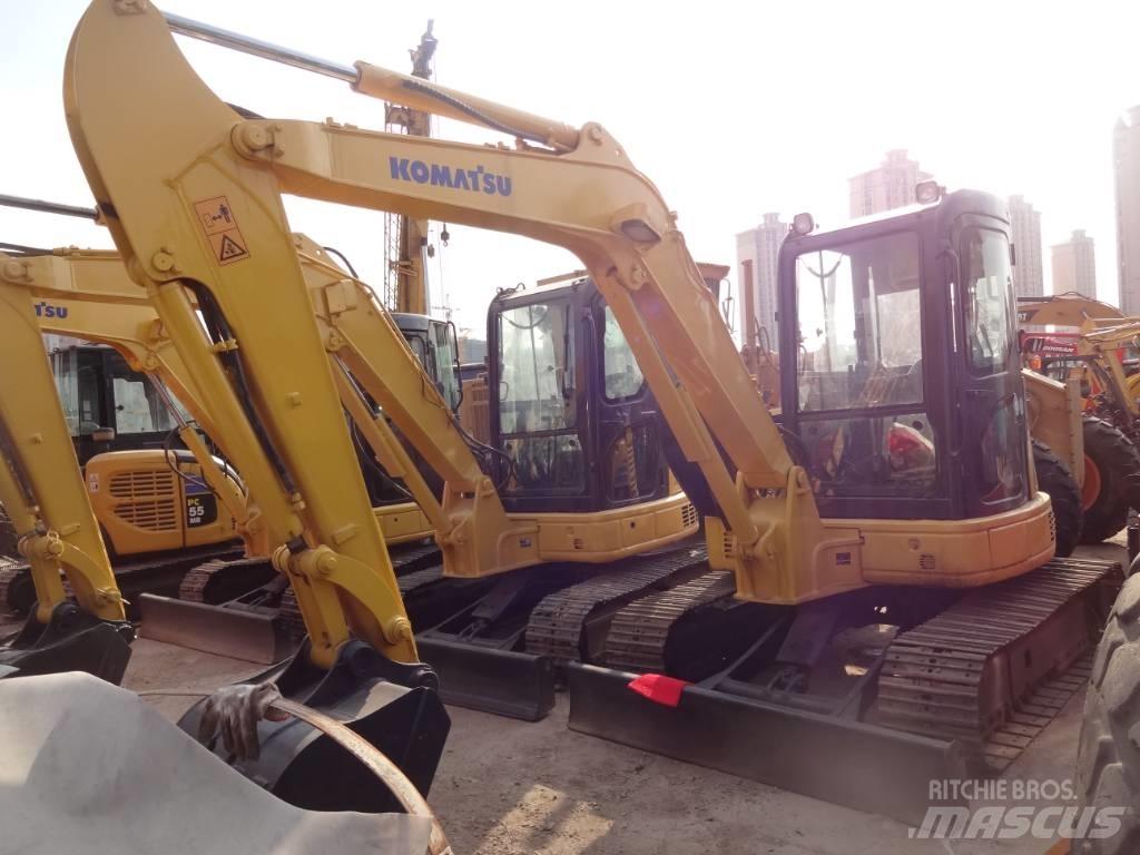 Komatsu PC56-7 Kāpurķēžu ekskavatori