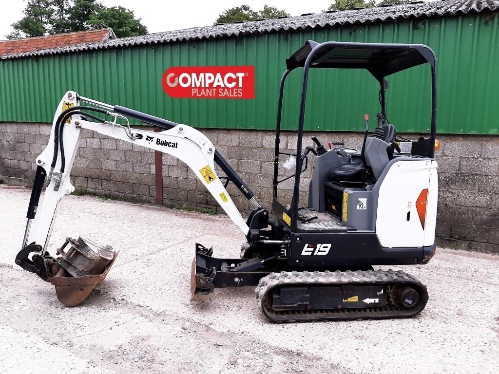 Bobcat E 19 Mini ekskavatori < 7 t
