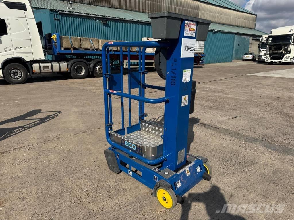 JLG Peco Lift Vertikālā masta personāla pacēlāji