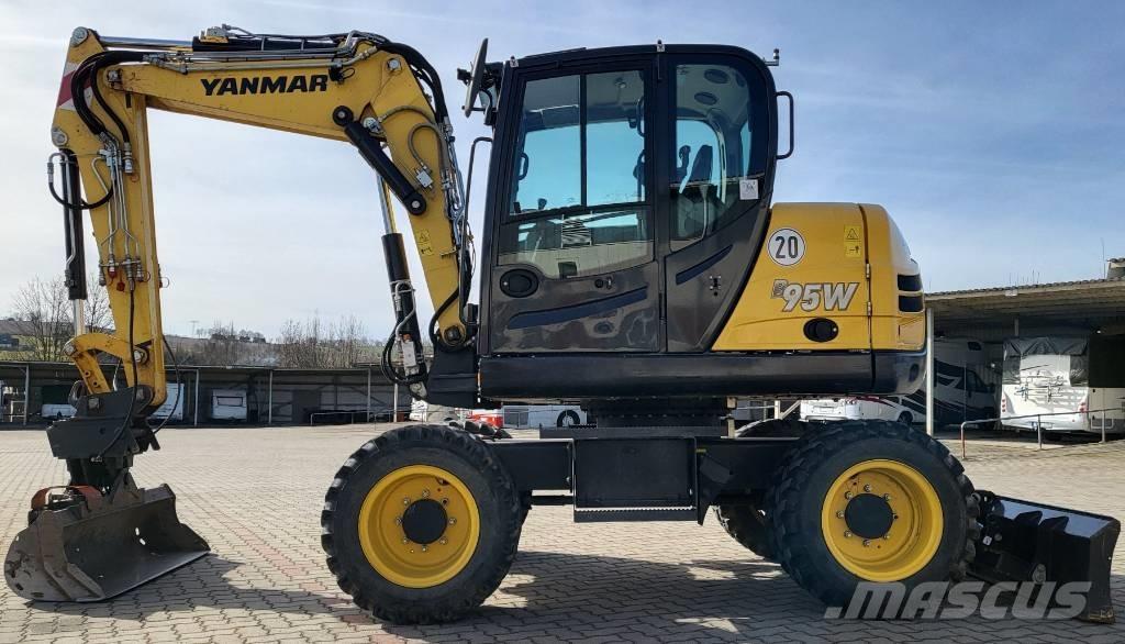 Yanmar B 95 W Ekskavatori uz riteņiem
