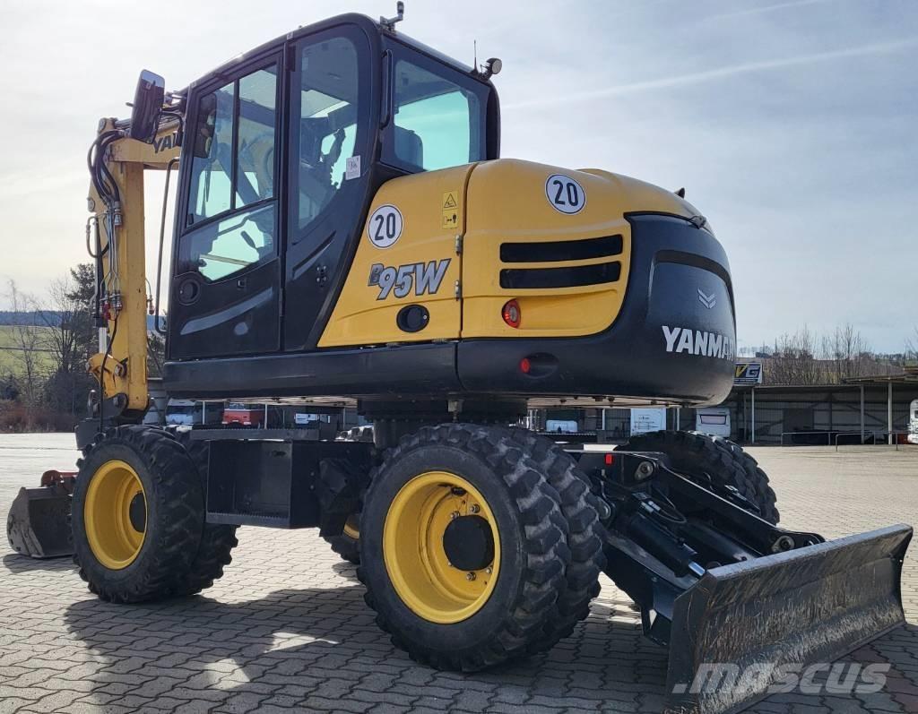 Yanmar B 95 W Ekskavatori uz riteņiem