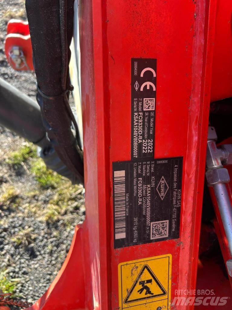 Kuhn FC 9330 D-RA Piekabināmās pļaujmašīnas