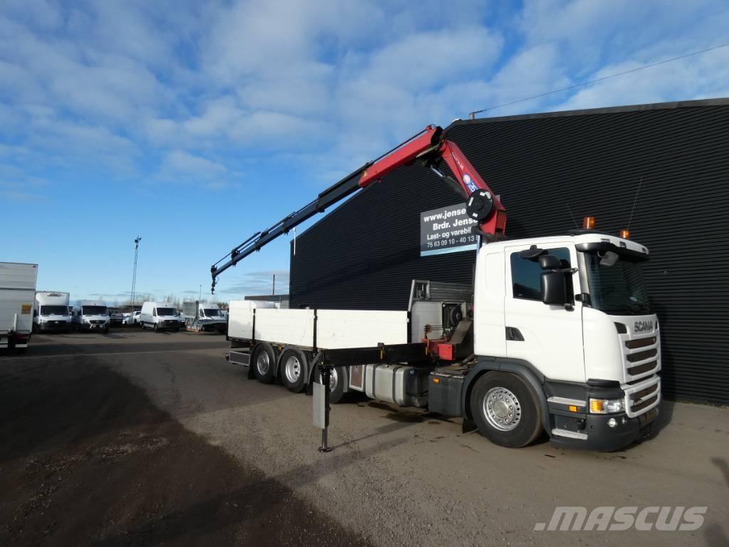 Scania G 450 Smagās mašīnas ar celtni