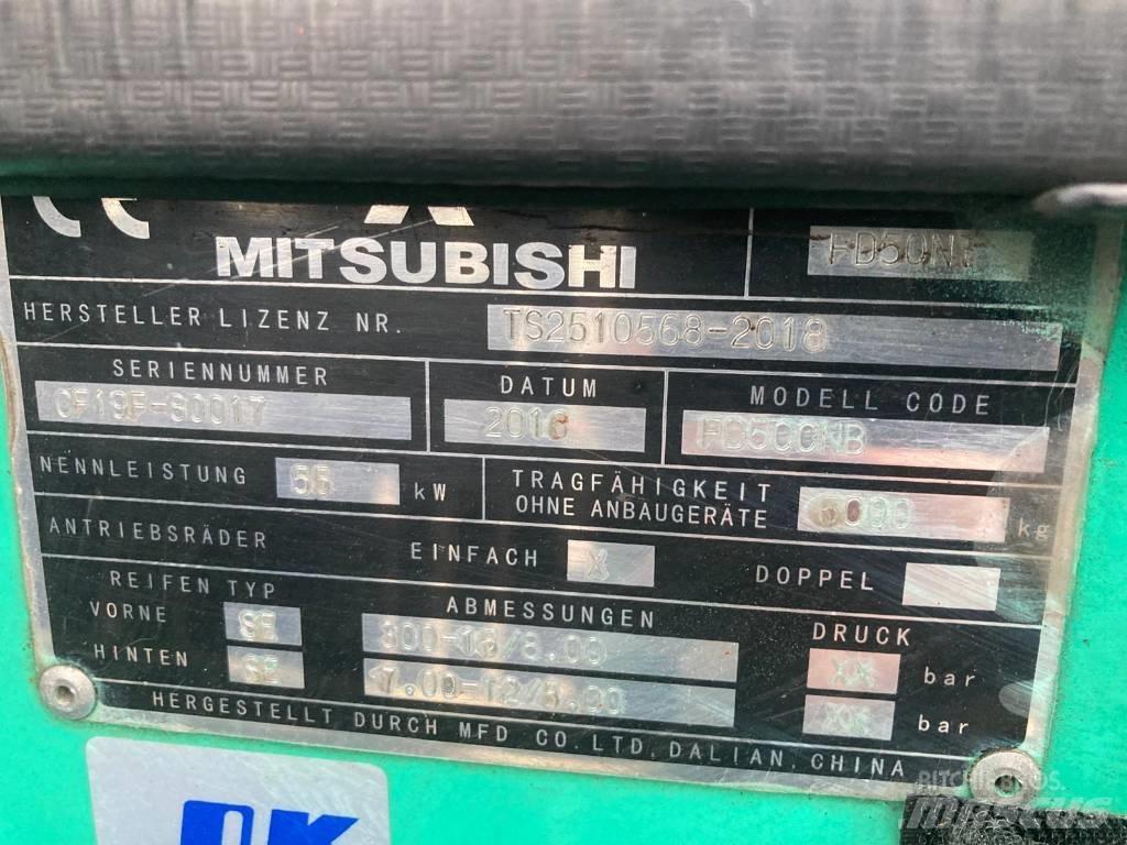Mitsubishi FD50NT Tehnika ar dīzeļa dzinēju