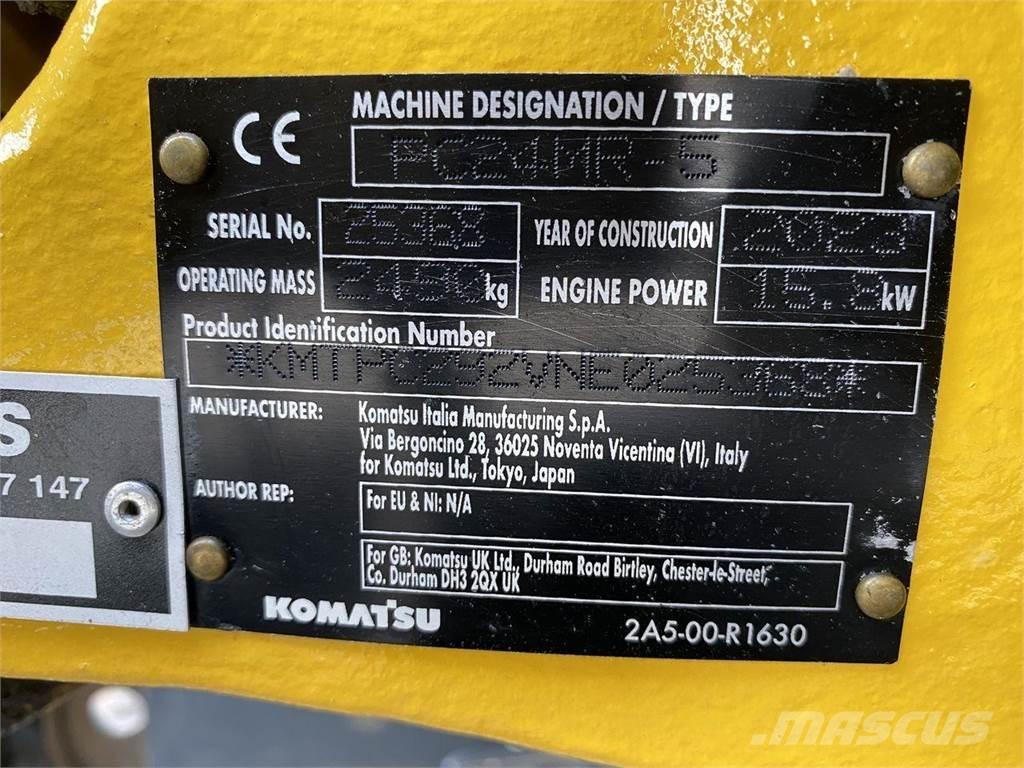 Komatsu PC24MR-5 Ekskavatori uz riteņiem