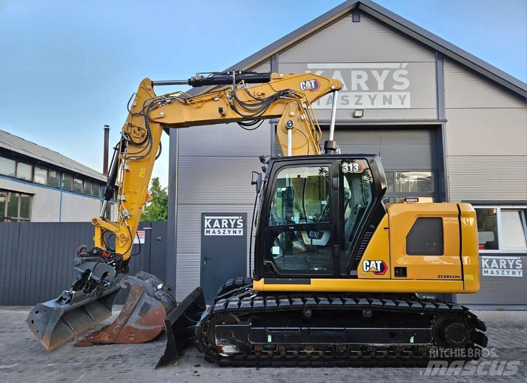 CAT 313 Kāpurķēžu ekskavatori