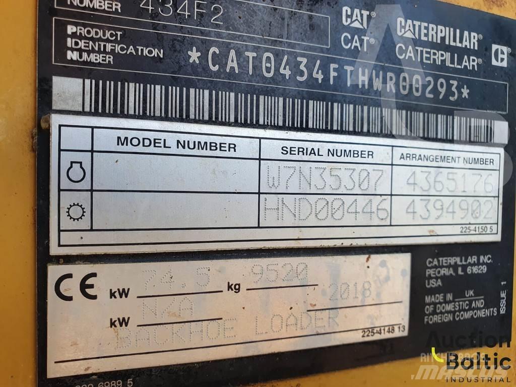 CAT 434 F2 Ekskavatori-iekrāvēji