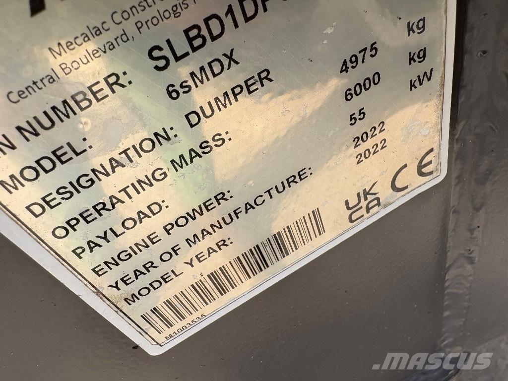 Mecalac 6 SMDX Mini pašizgāzēji