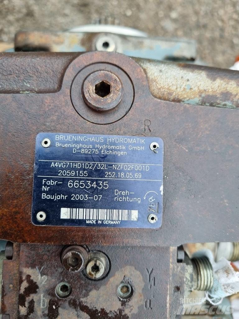 Hydromatik A4VG71HD Hidraulika