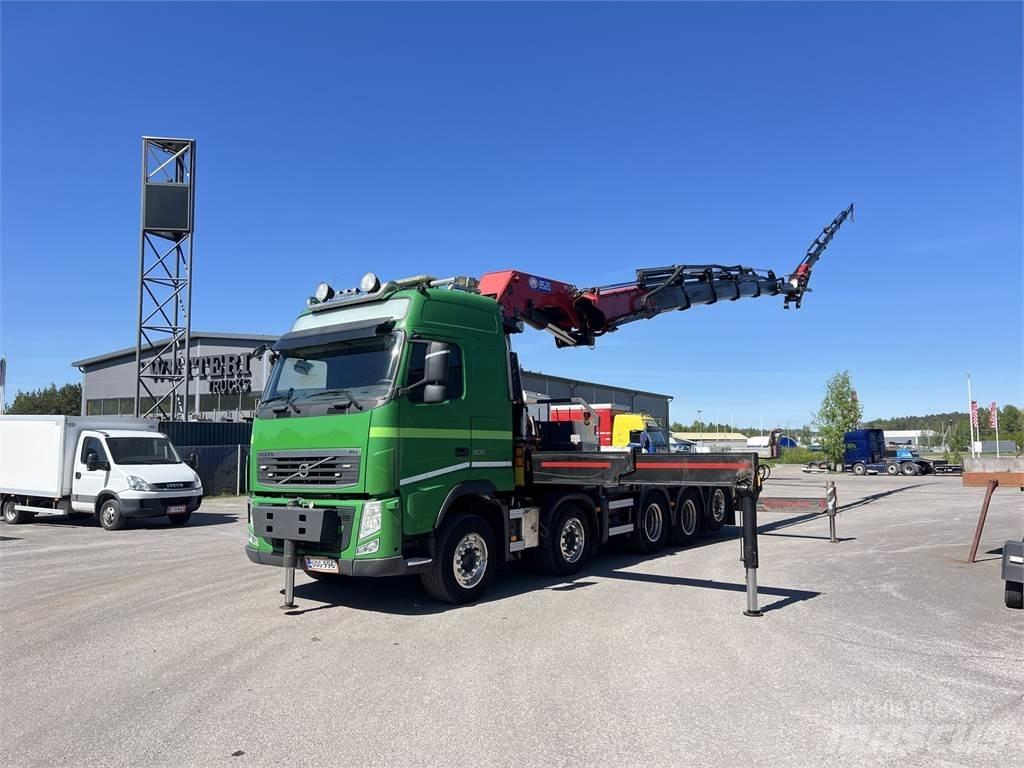 Volvo FH 500 10X4 Smagās mašīnas ar celtni