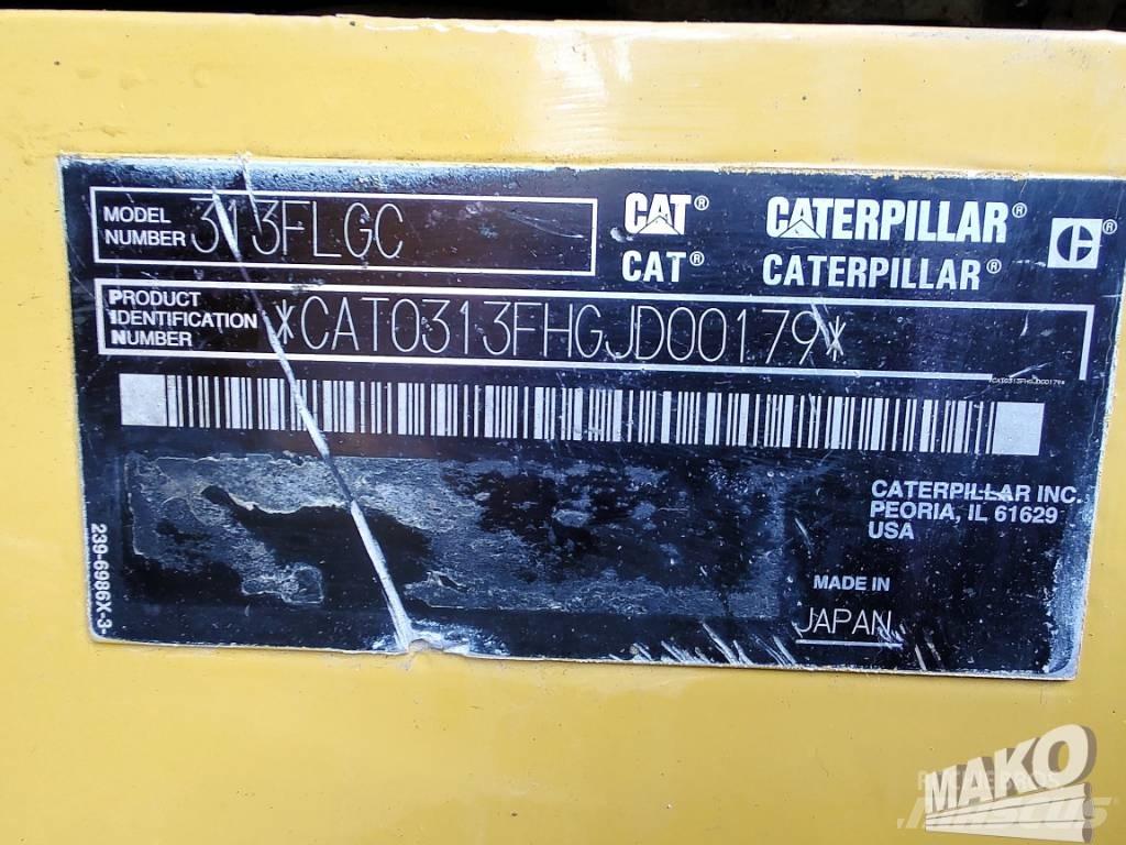 CAT 313 F LGC Kāpurķēžu ekskavatori