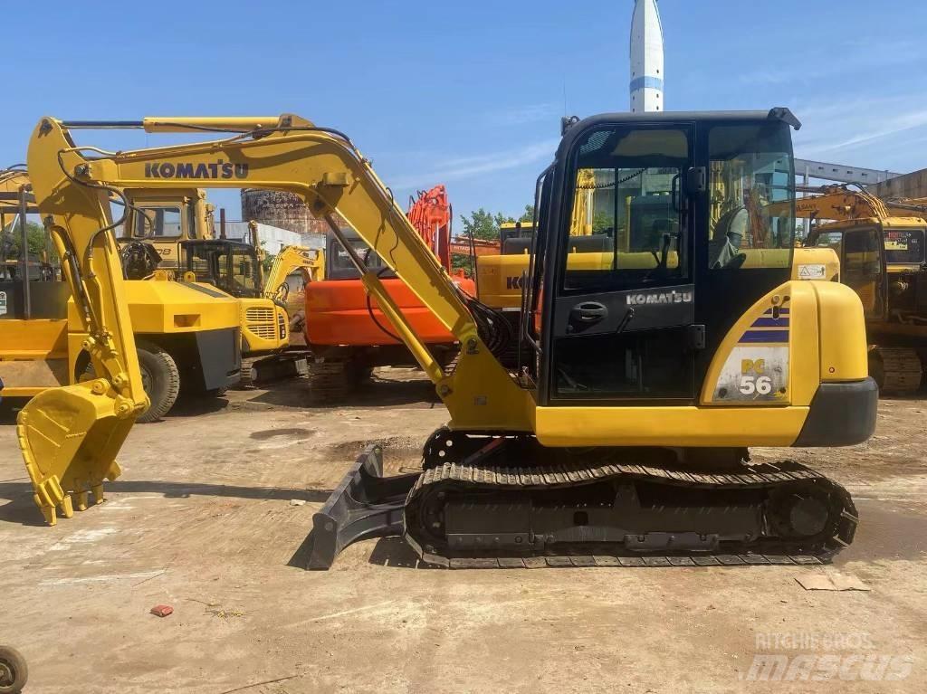 Komatsu PC56 Kāpurķēžu ekskavatori