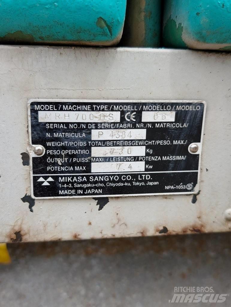 Mikasa MRH 700 DS Augsnes blīvētāji