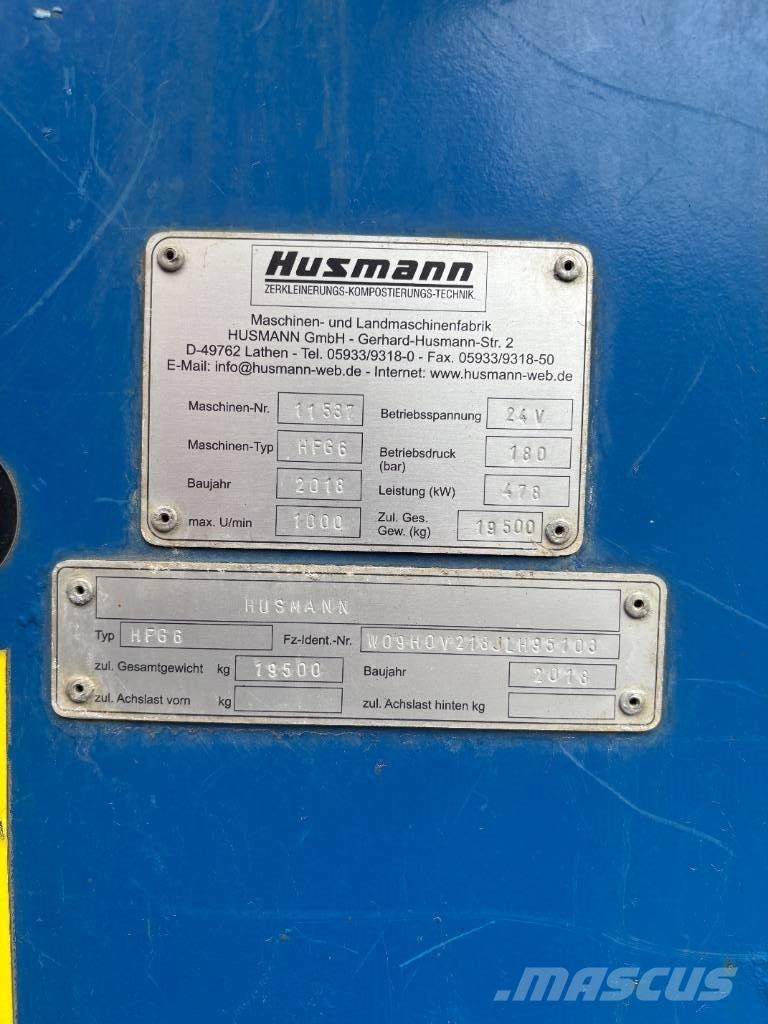 Husmann HFG 6 Atkritumu smalcinātāji