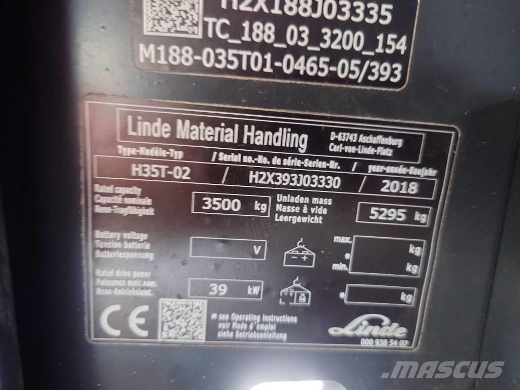 Linde H 35 T LPG tehnika