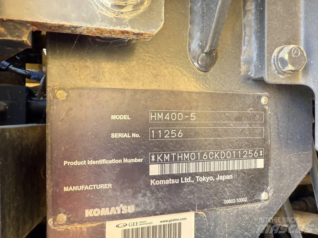 Komatsu HM400-5 Artikulētie pašizgāzēji