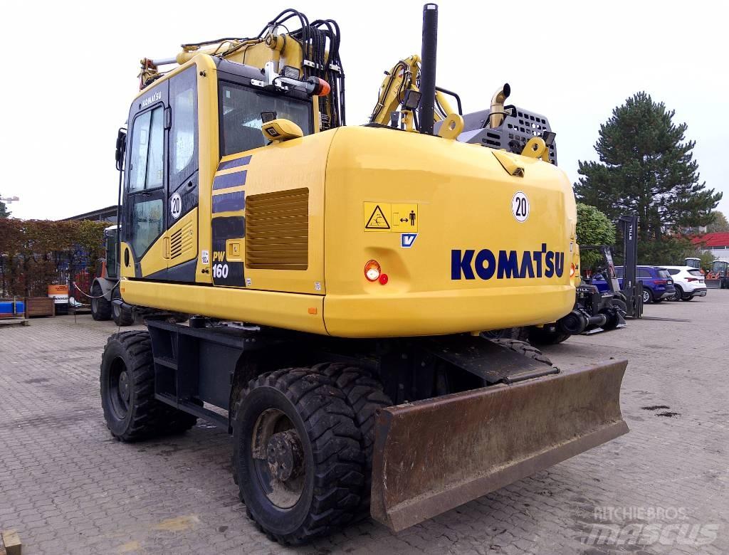 Komatsu PW160-11 Ekskavatori uz riteņiem