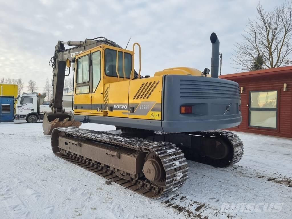 Volvo EC280 LC Kāpurķēžu ekskavatori