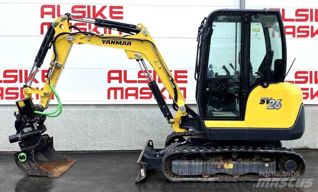 Yanmar SV 26 Mini ekskavatori < 7 t