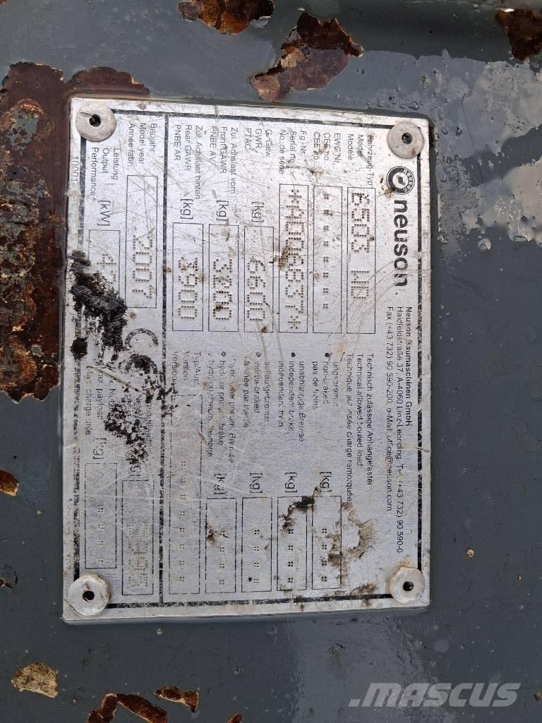 Neuson 6503 WD Ekskavatori uz riteņiem