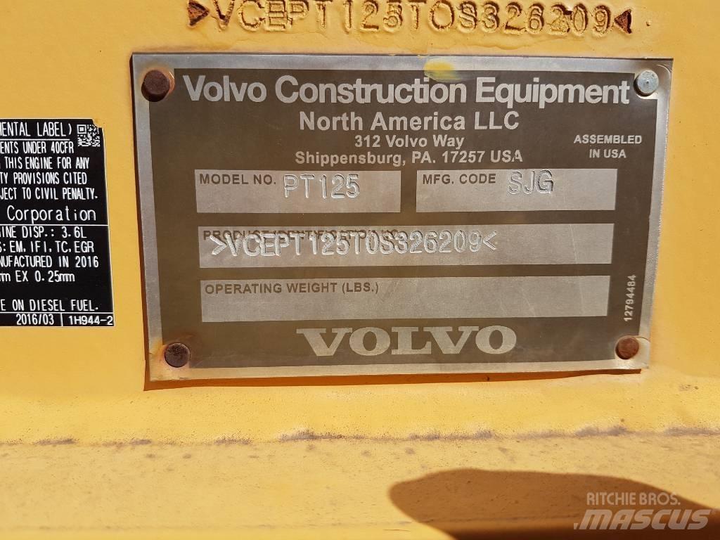 Volvo PT125 Pneimatiskie veltņi