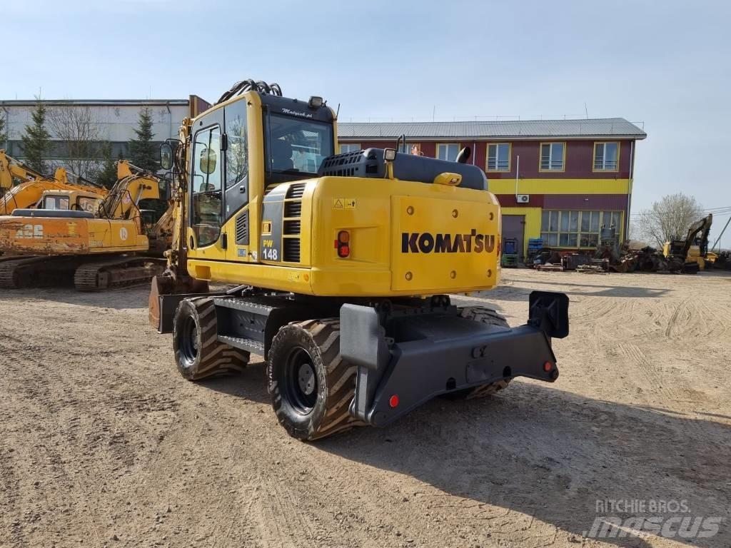 Komatsu PW 148-8 Ekskavatori uz riteņiem