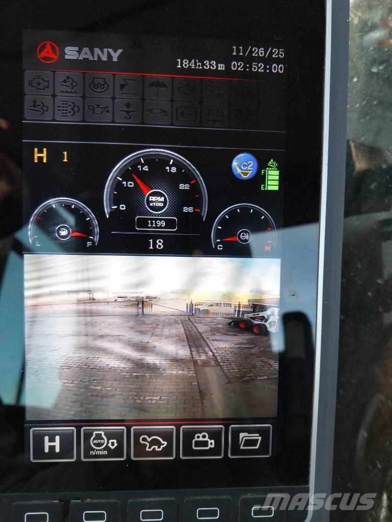 Sany SY155U Kāpurķēžu ekskavatori