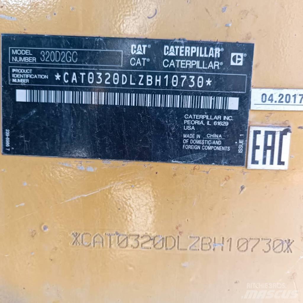 CAT 320D2 GC Kāpurķēžu ekskavatori