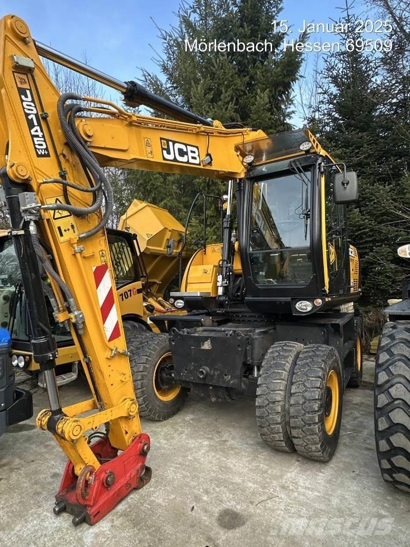 JCB JS145W PLUS Ekskavatori uz riteņiem
