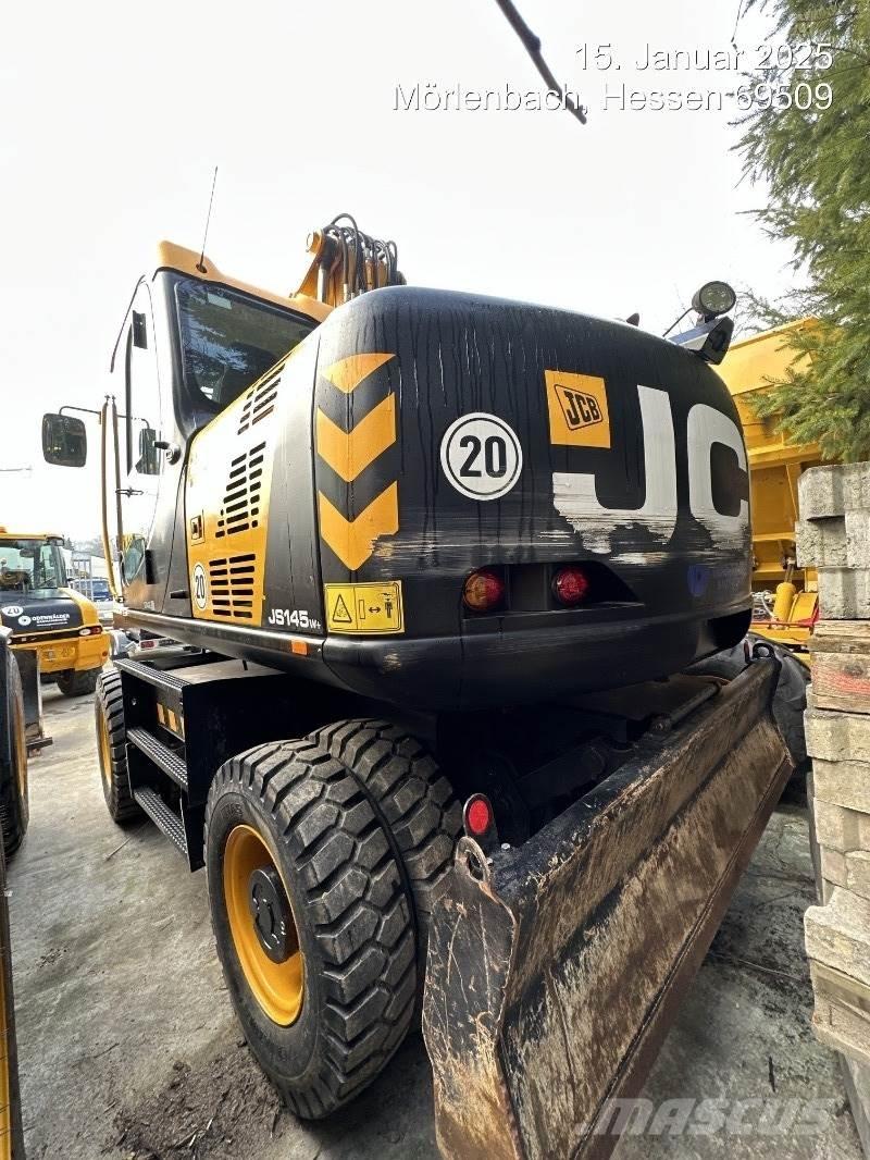 JCB JS145W PLUS Ekskavatori uz riteņiem