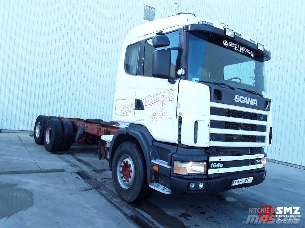 Scania 164 580 6x4 Šasija ar kabīni