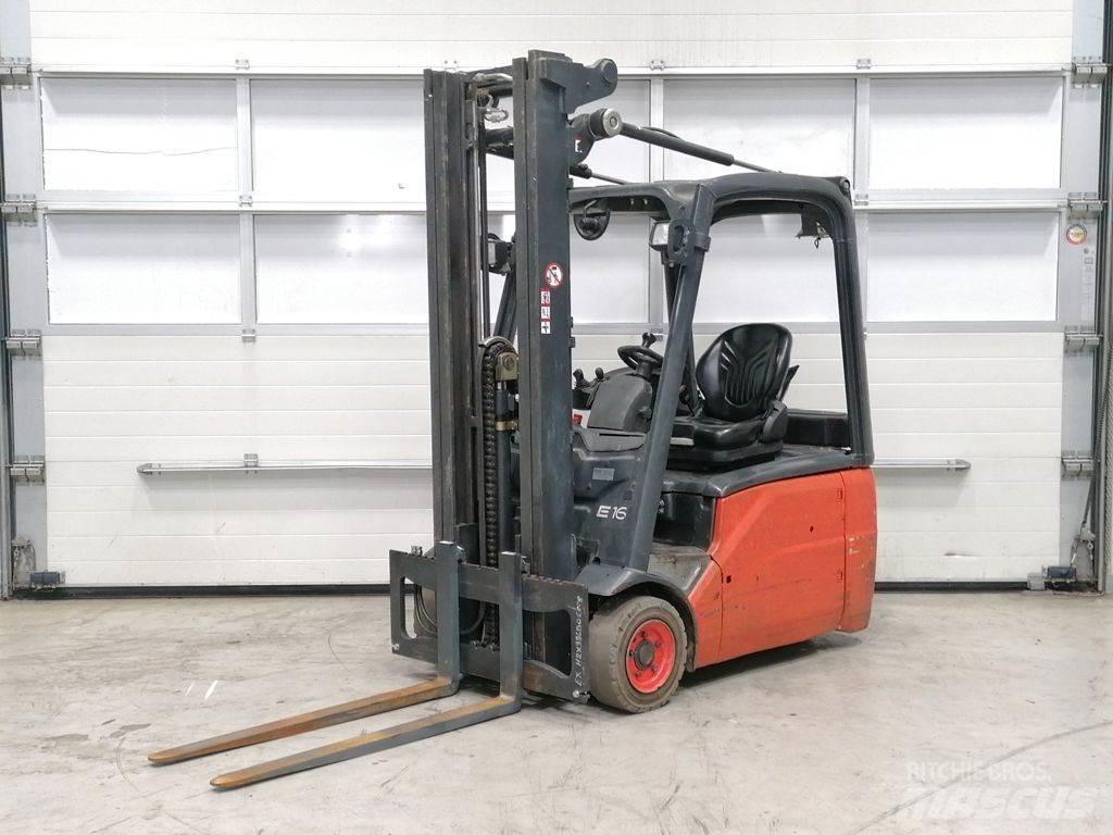 Linde E16-01 Elektriskie iekrāvēji
