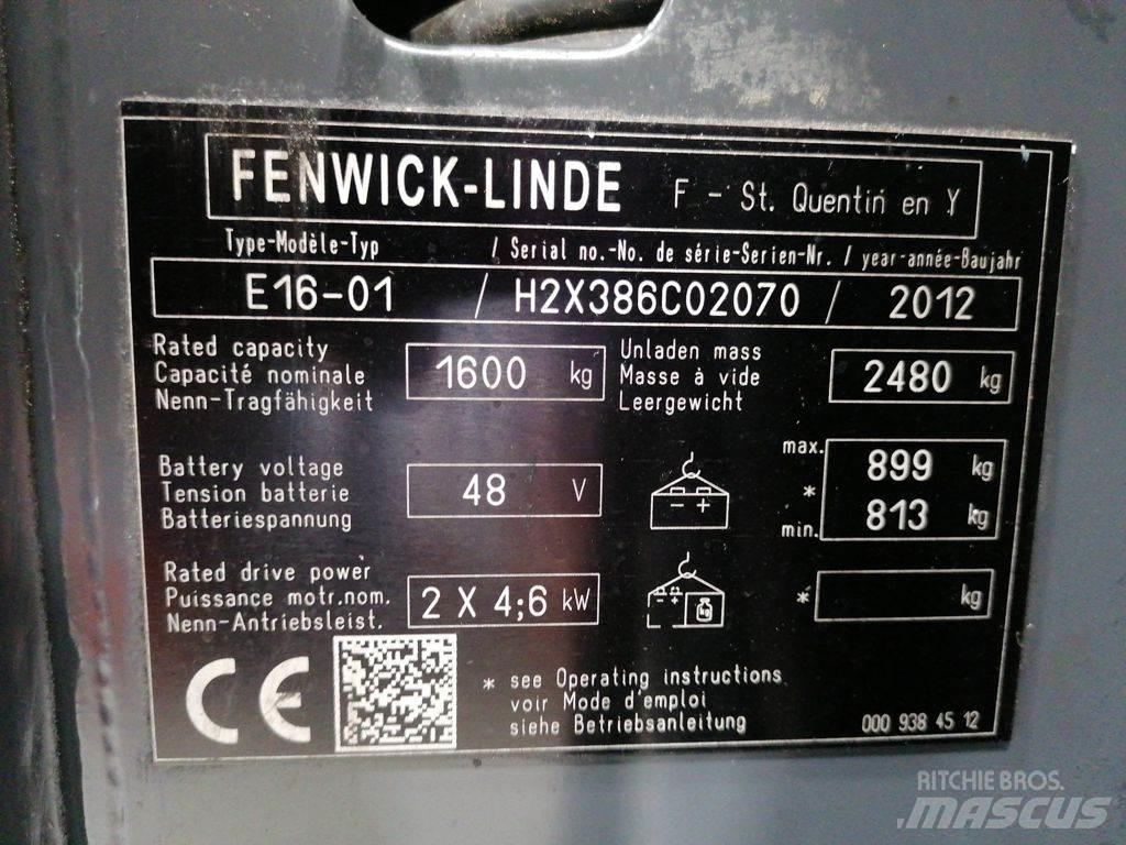 Linde E16-01 Elektriskie iekrāvēji