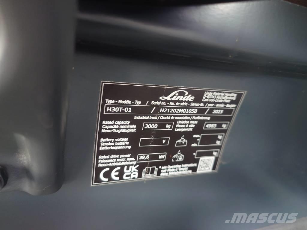 Linde H 30 T LPG tehnika