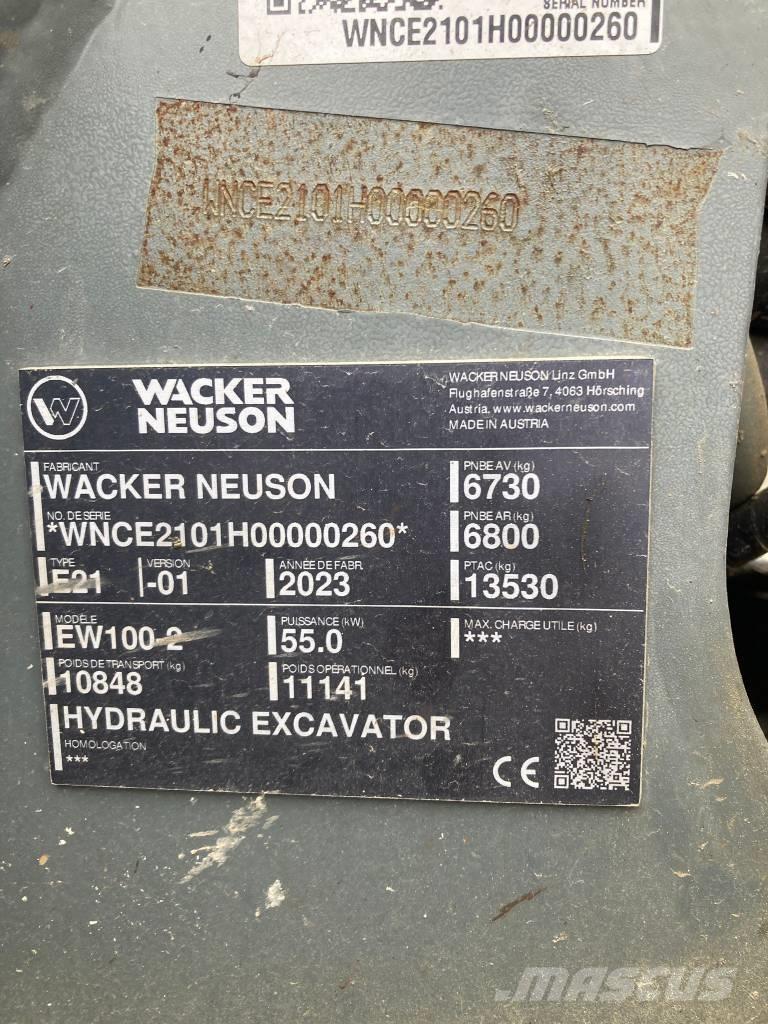 Wacker Neuson EW 100 Ekskavatori uz riteņiem