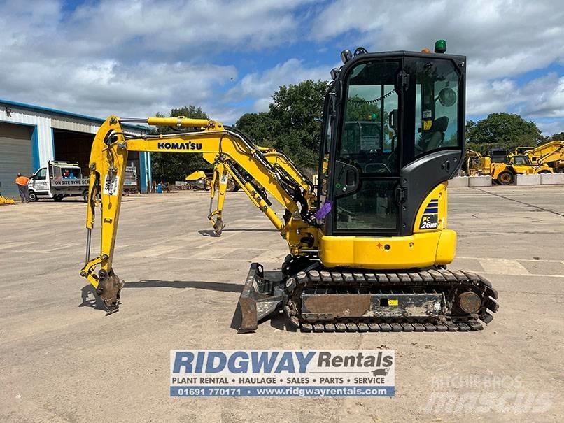 Komatsu PC 26 MR Mini ekskavatori < 7 t